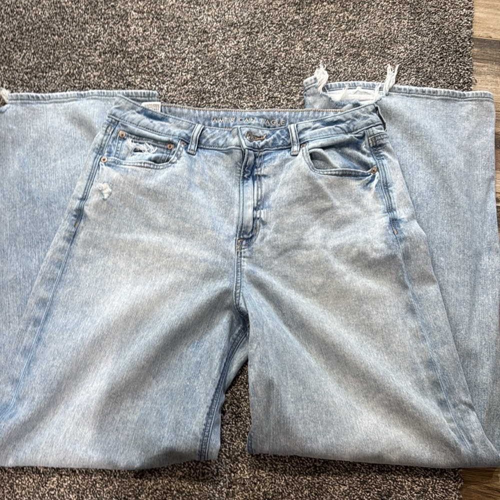American Eagle Outfitters Light Blue wide leg Jeans